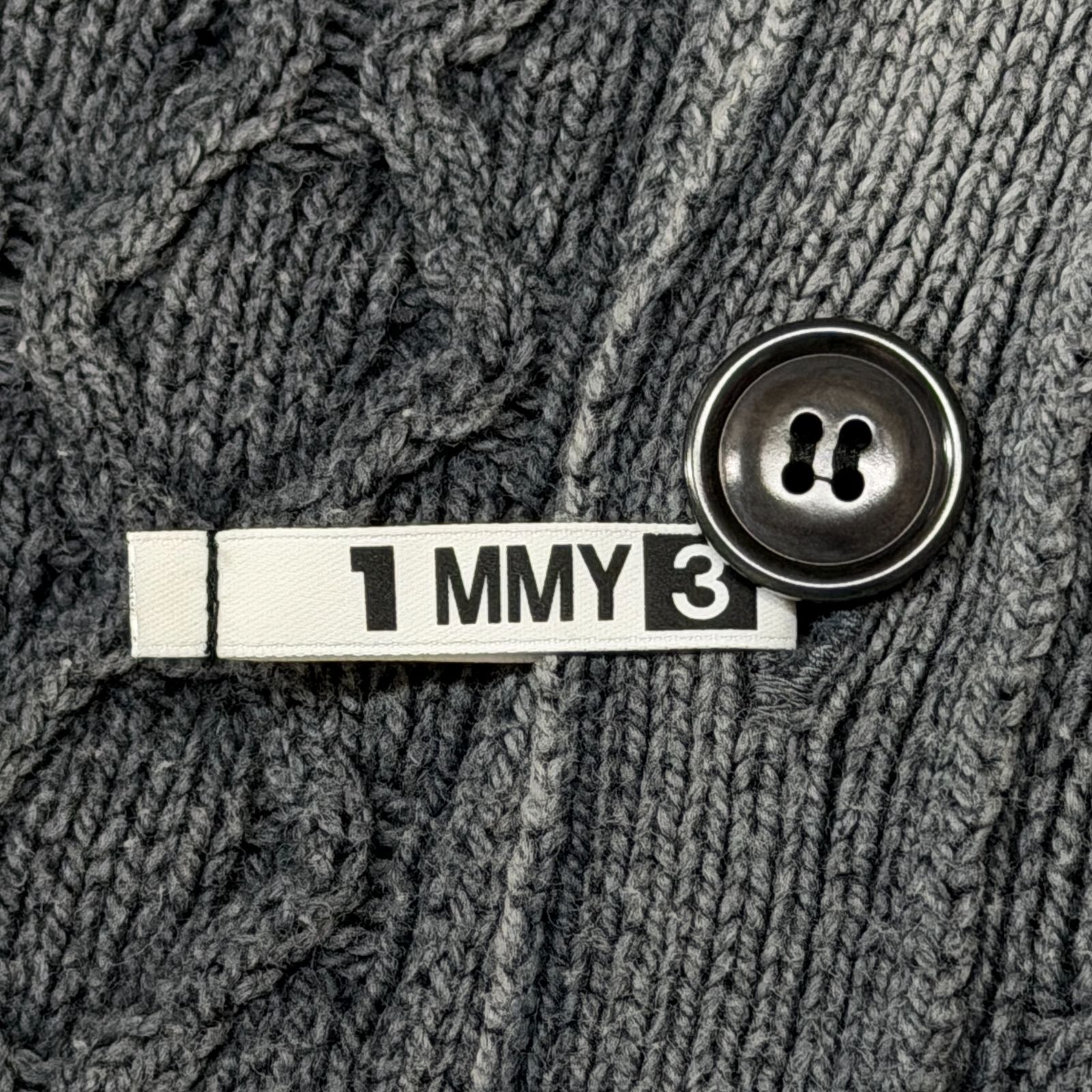 参考上代61600円 MIHARA YASUHIRO 24AW SUNFADED KNIT CARDIGAN サン
