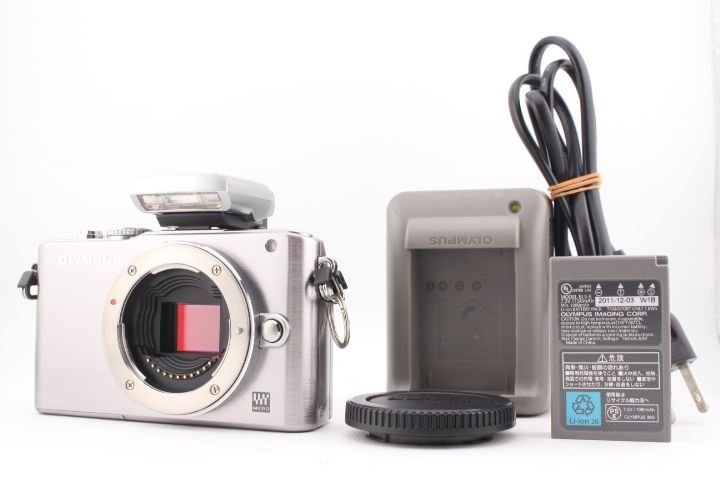 上 OLYMPUS オリンパス PEN Lite E PL 3 ボディ フラッシュ付き M 8431＃48
