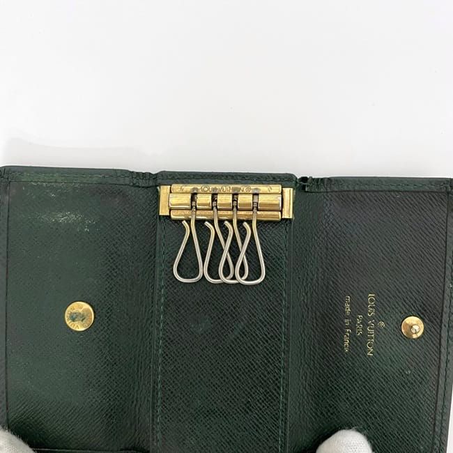 ルイ ヴィトン キーケース ミュルティクレ4 グリーン エピセア タイガ