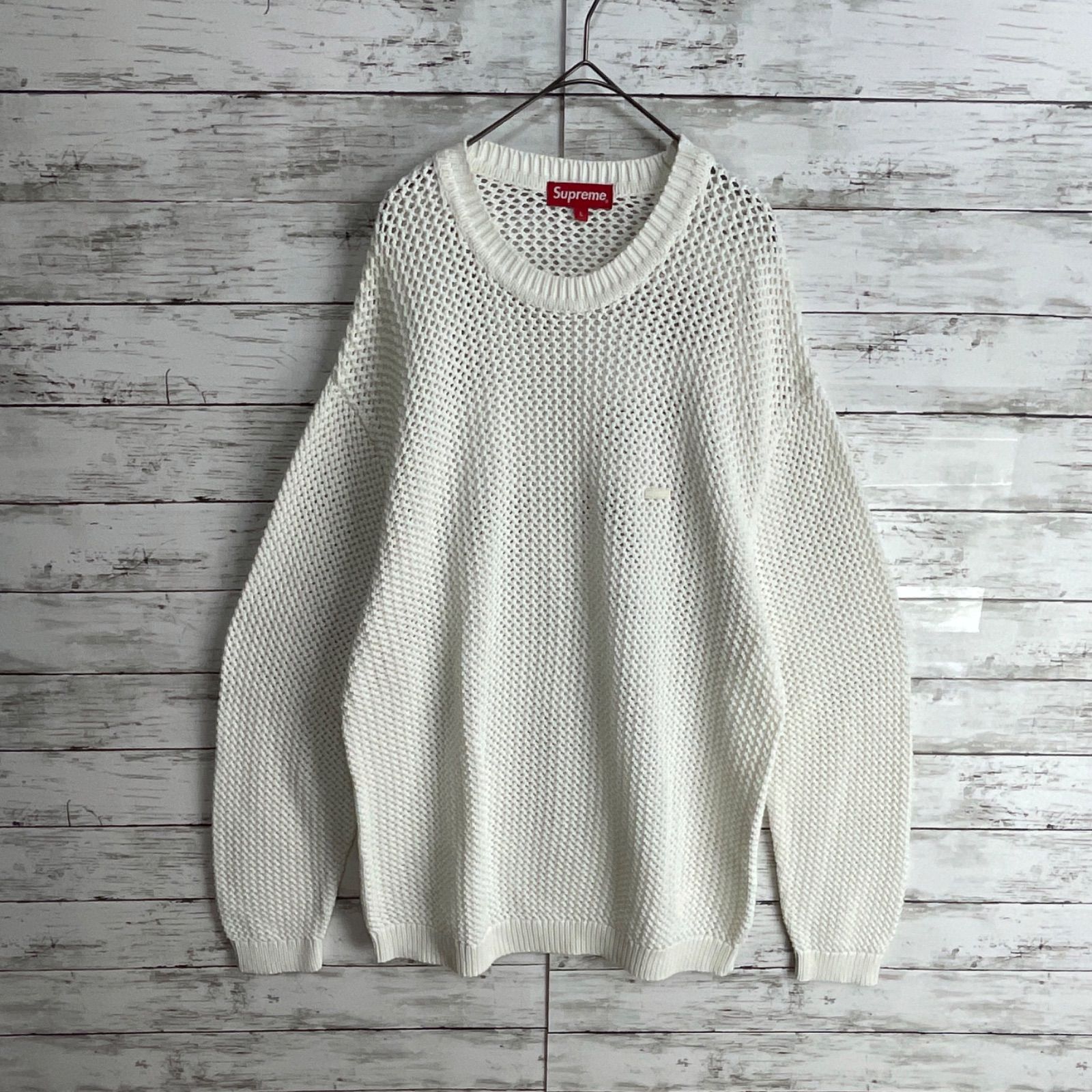 【激レア】SUPREME シュプリーム　ニット　セーター　ボックスロゴ　ゆるだぼ 激レア】SUPREME シュプリーム ニット セーター ボックスロゴ ゆるだぼ