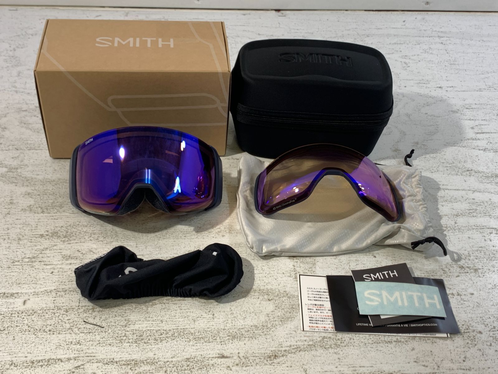 SMITH スミス スノーボード ゴーグル ユニセックス 球面 4D MAG