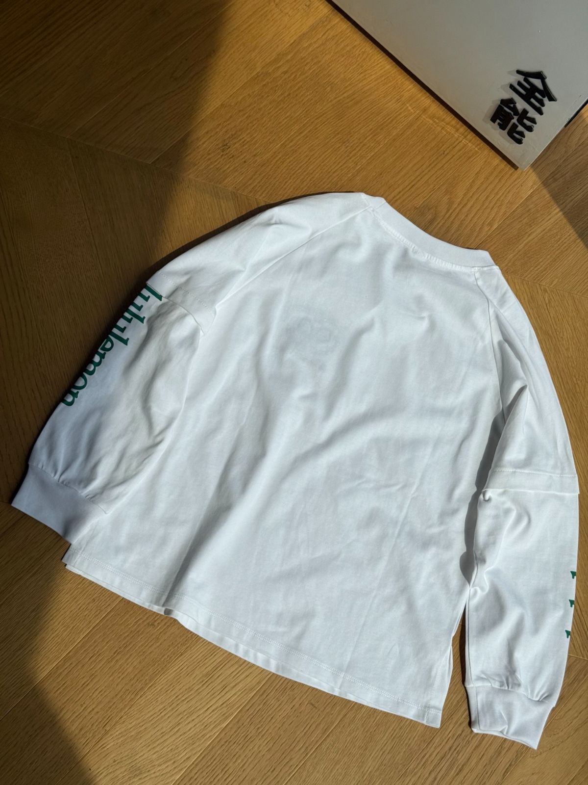 レイヤード風スポーツカジュアル長袖インナーシャツ