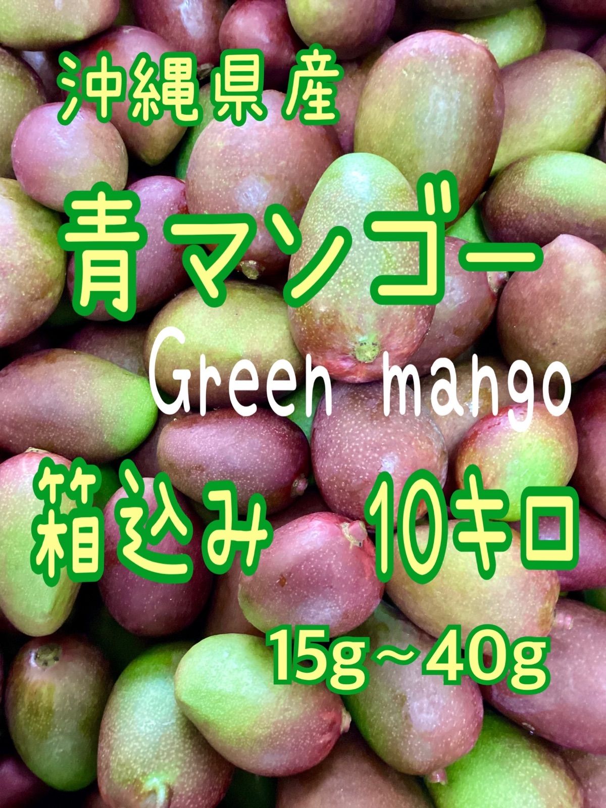 沖縄県産 摘果マンゴー 青マンゴー 摘果マンゴー沖縄県産 青マンゴー