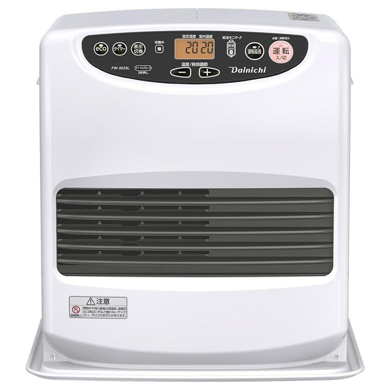 ダイニチ Dainichi 石油ファンヒーター 木造10畳まで|コンクリート13畳まで Lタイプ ム－ンホワイト FW-3625L-W 0