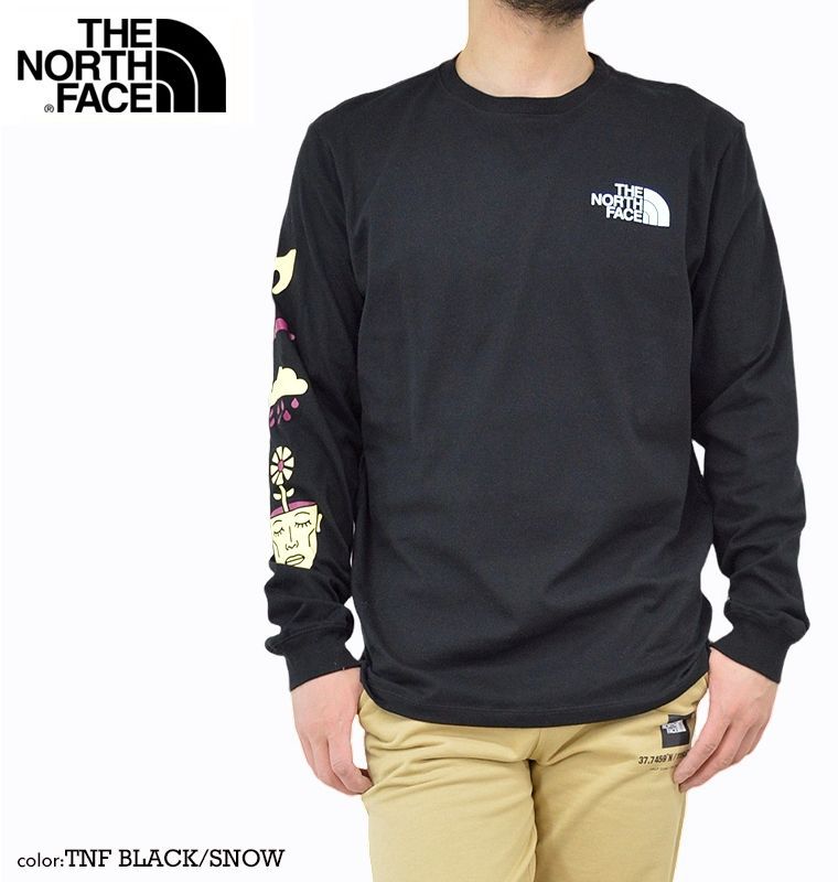 THE NORTH FACE ロングTシャツ BRAND PROUD TEE 希少 海外限定 THE NORTH FACE ロングTシャツ 海外限定 ストリート 希少