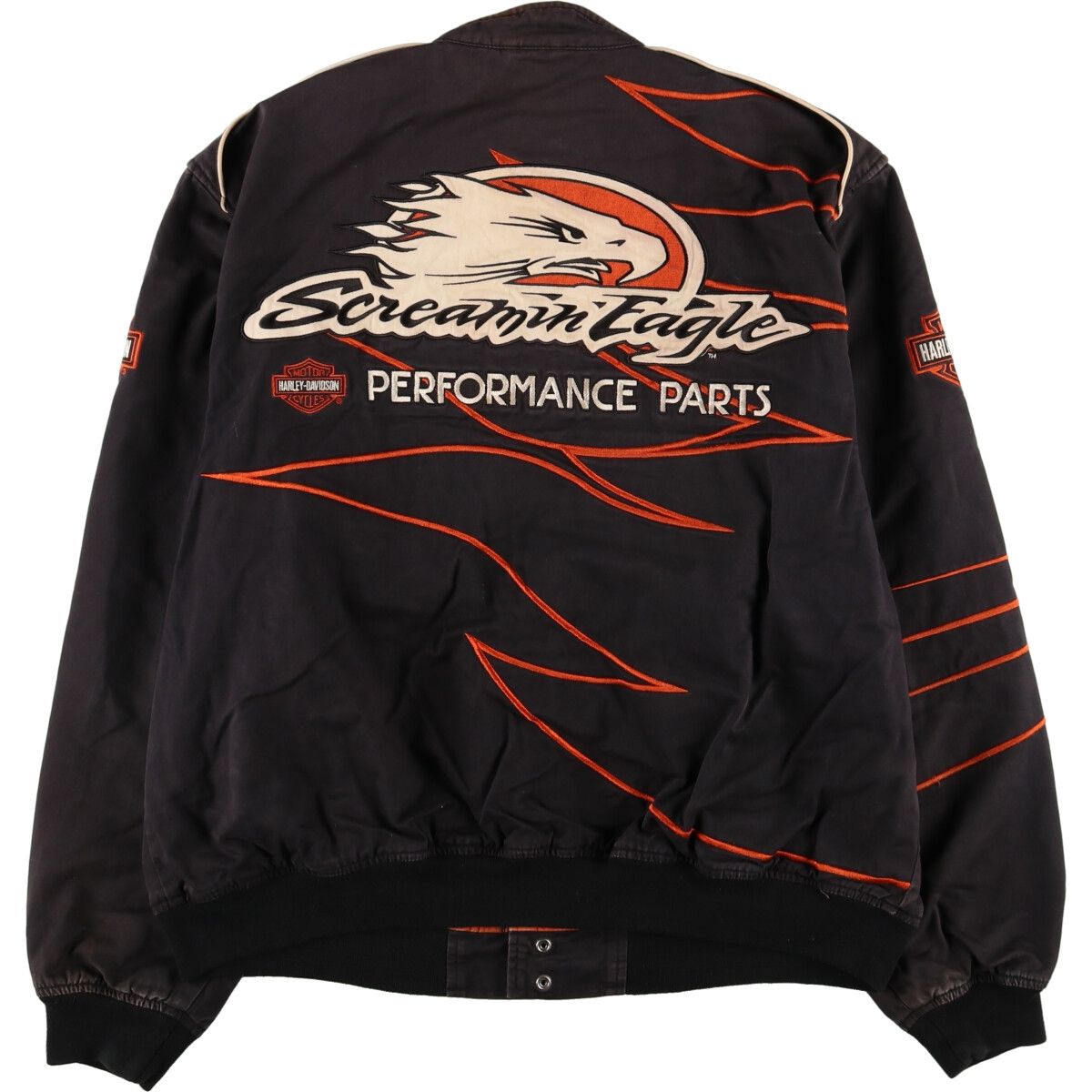 Harley-Davidson　ハーレーダビッドソン　レーシングジャケット　L Start Your Enginesレザーレーシングジャケット -ハーレー