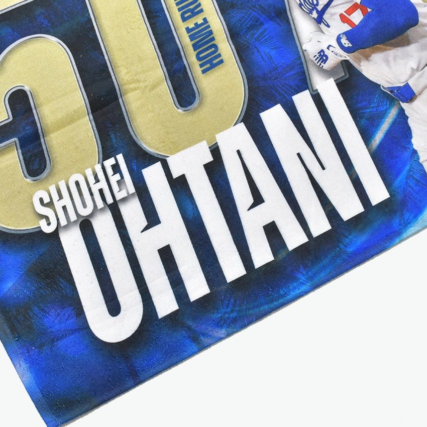 Shohei Ohtani 50本塁打 50盗塁 ベンチタオル Shohei Ohtani 50本塁打 50盗塁 ベンチタオル