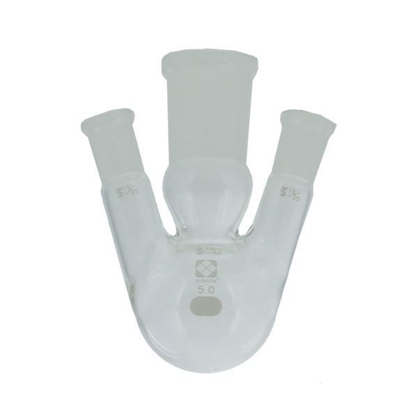 共通摺合三口丸底フラスコ 300mL 005360-19300