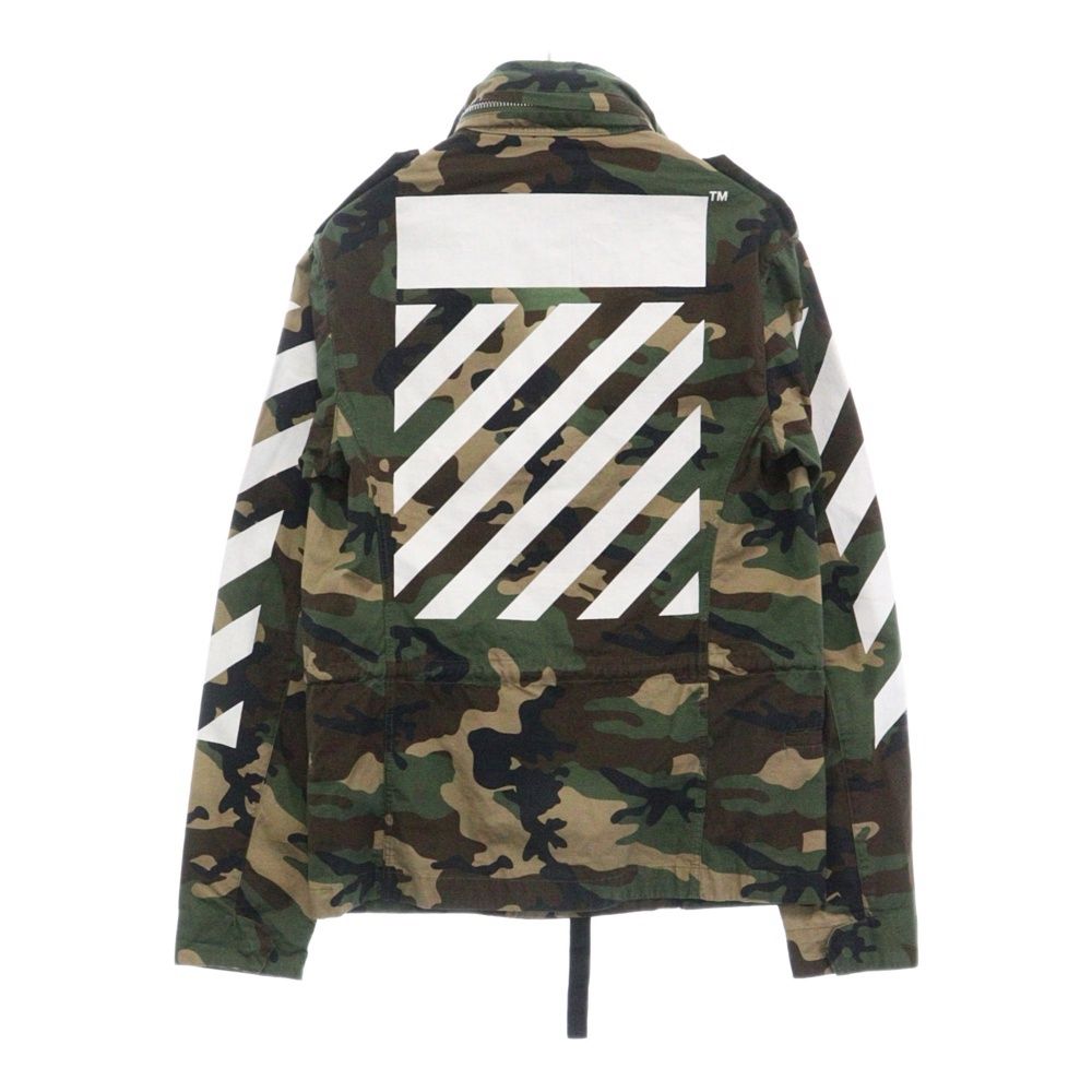 OFF-WHITE (オフホワイト) M-65 カモフラージュジップアップ OFF-WHITE (オフホワイト) M-65 カモフラージュジップアップ