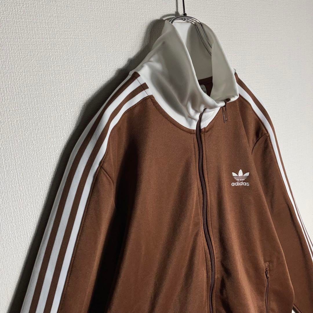 【極美品】adidas ジャージ adidas Originals アディダス 光沢 ジャージ 黒×金 JZO91