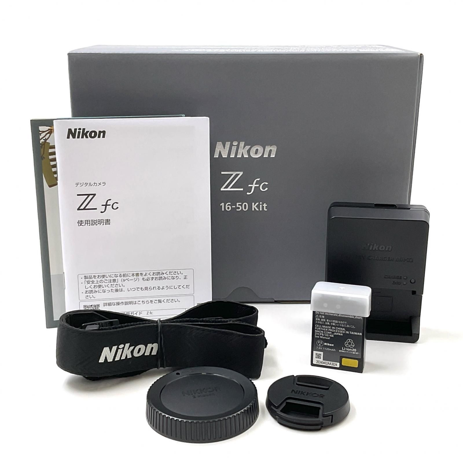 Nikon デジタル一眼 Z fc 16-50 VR レンズキット シルバー 超 動作 済 シャッター242回 全額返金保証 最速発送