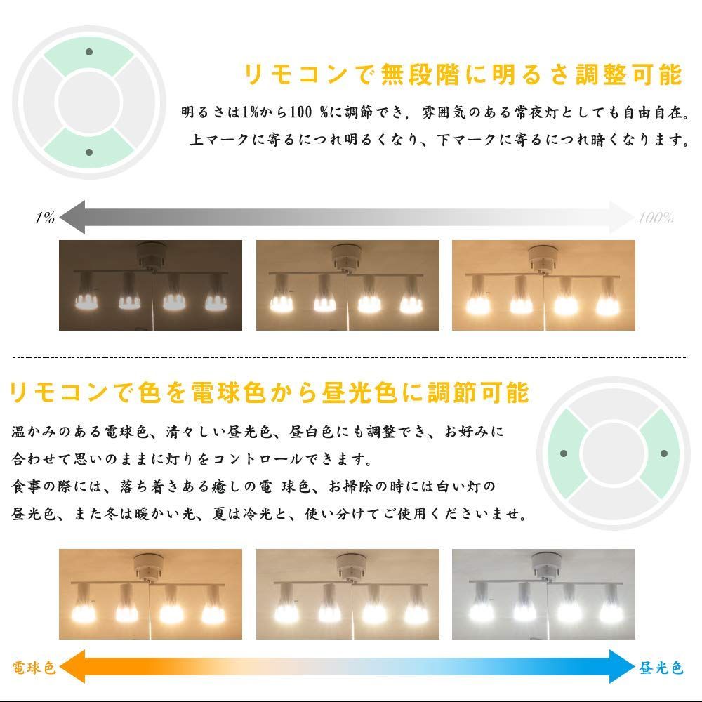 新着商品】共同照明 シーリングライト 4灯 6畳 調光 調色 シーリング