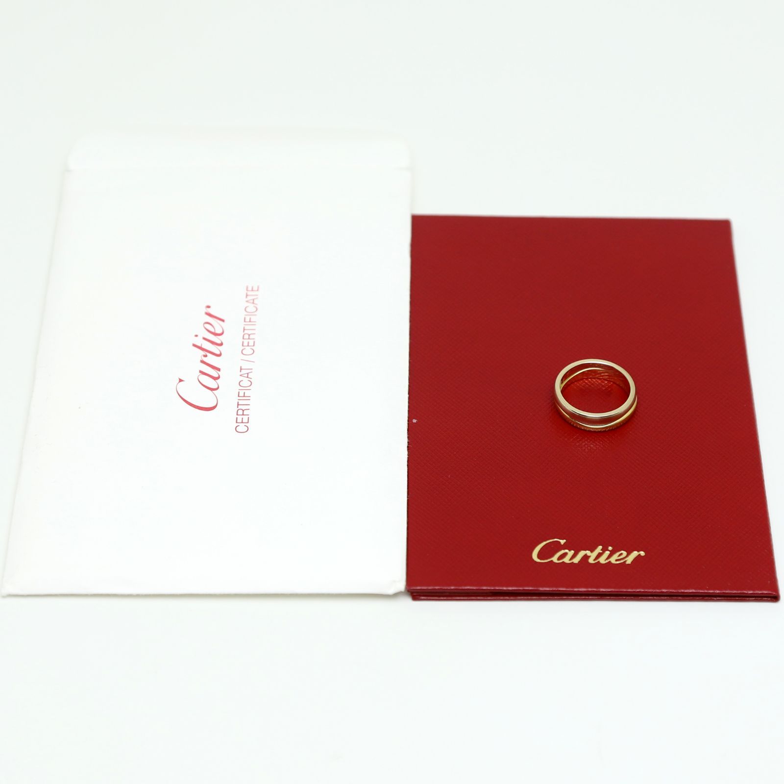 カルティエ ラブ Au750 リング サイズ12 CARTIER カルティエ ラブ リング シルバー 1Pダイヤ 750ホワイト
