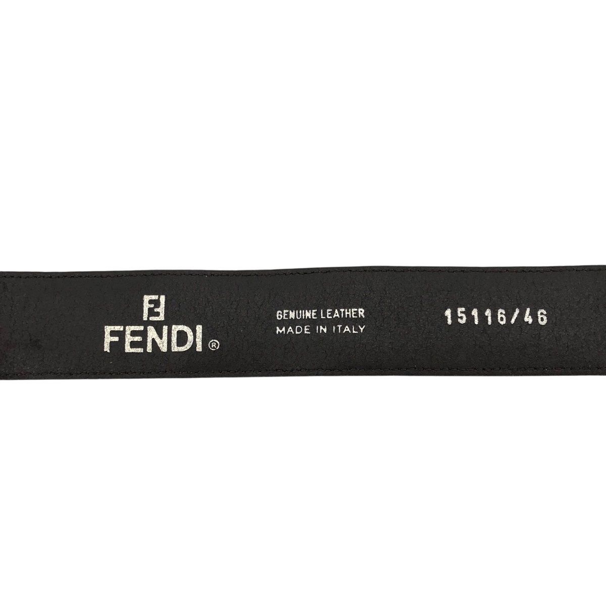 中古】 Fendi フェンディ ズッカ ベルト ゴールド金具 15116/46 全長