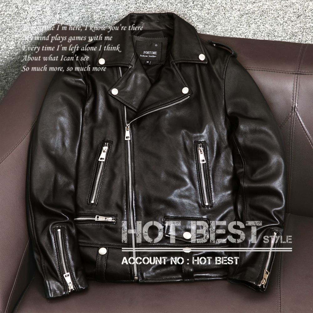 上質革ジャン メンズ　シープスキン　羊革　レア色　UKスタイル ダブルライダース レザージャケット  ロンジャン 上質 メンズ レザー ジャケット シープスキン 羊革 UKスタイル ダブル