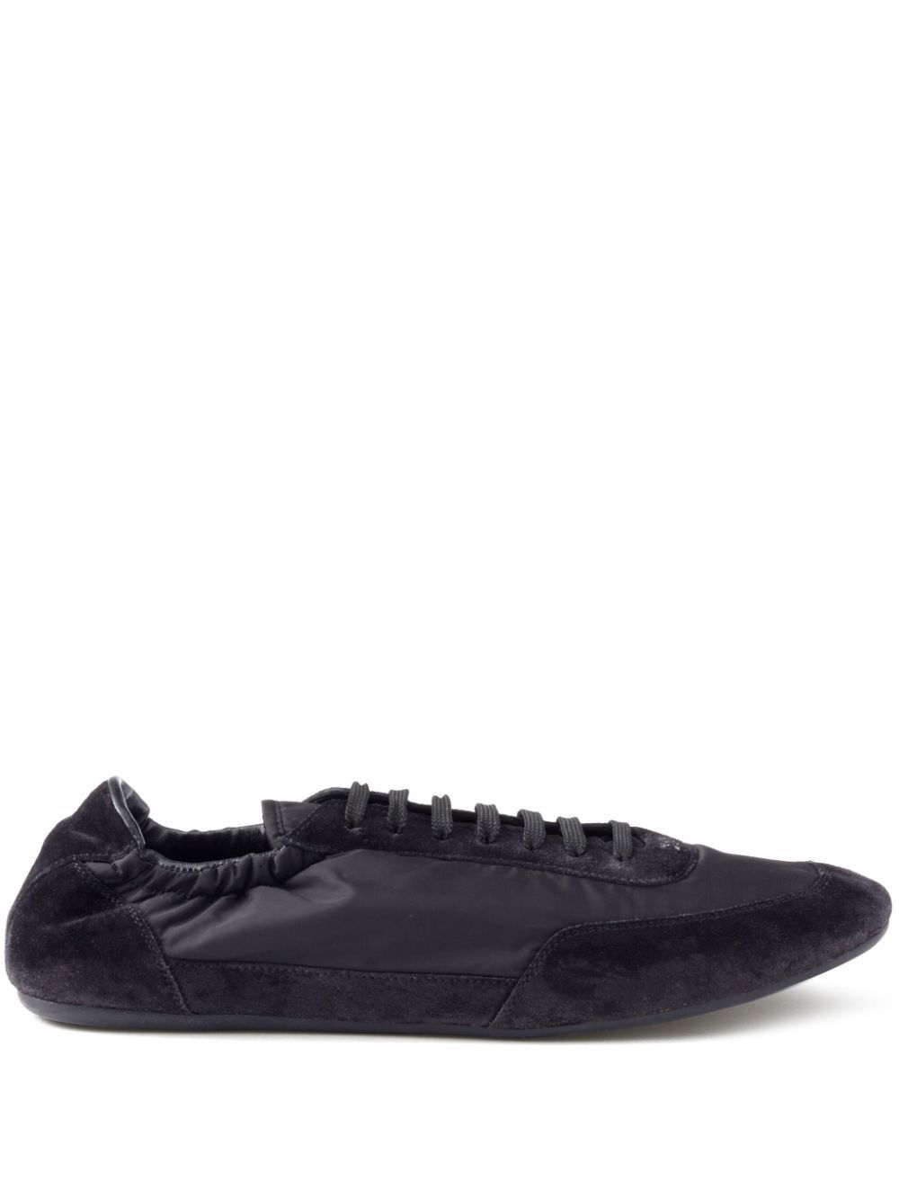 正規店買付【PRADA】コラプス リナイロン＆スエードスニーカー 直営】PRADA プラダ コラプス Re-Nylon xスエード スニーカー