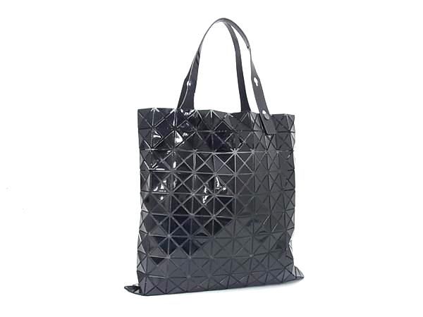 BAO BAO ISSEY MIYAKE バオバオイッセイミヤケ プリズム PVC ハンドバッグ トートバッグ レディース ブラック系 FM7308