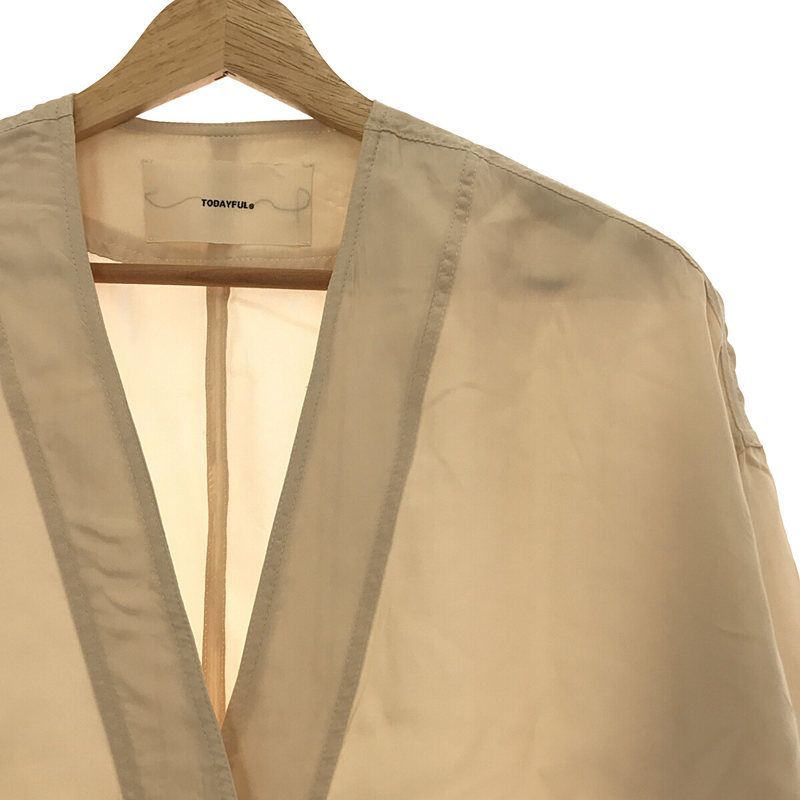 TODAYFUL / トゥデイフル | カラーレス サテンシャツ | F
