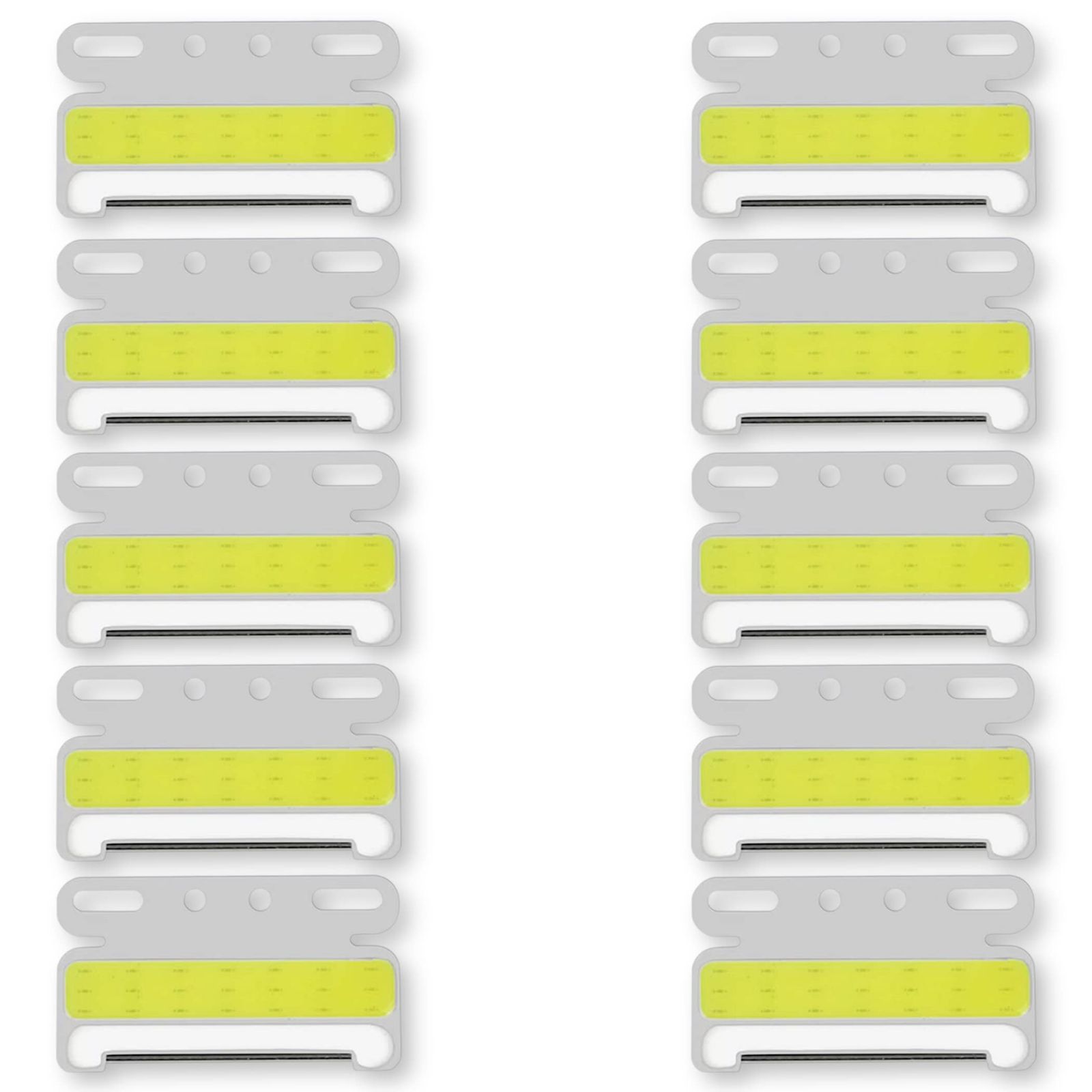 Lezalic サイドマーカー LED 24V 薄型 路肩灯 車幅灯 ダウン ライト COB ランプ トラック マーカー 防水 (ホワイト) [ホワイト]