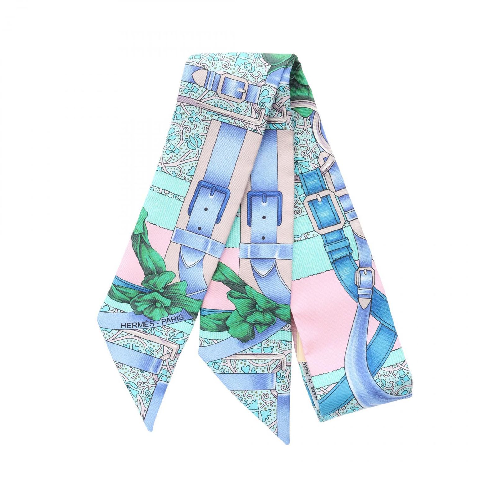 エルメス HERMES ツイリー GRAND APPARAT スカーフ 衣料品 シルク  