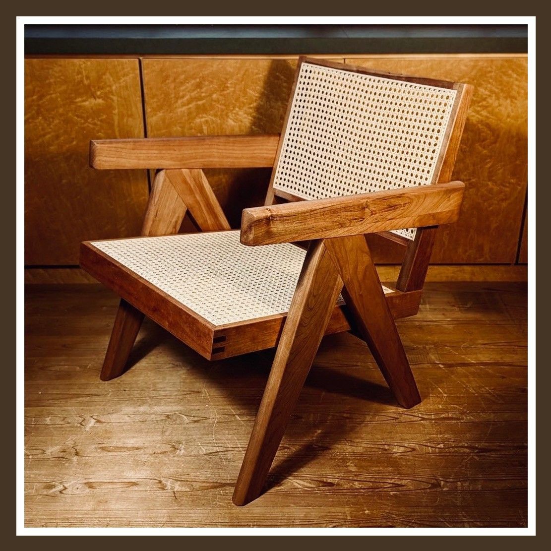 Pierre Jeanneret 名作椅子 ラタンチェア - 一般