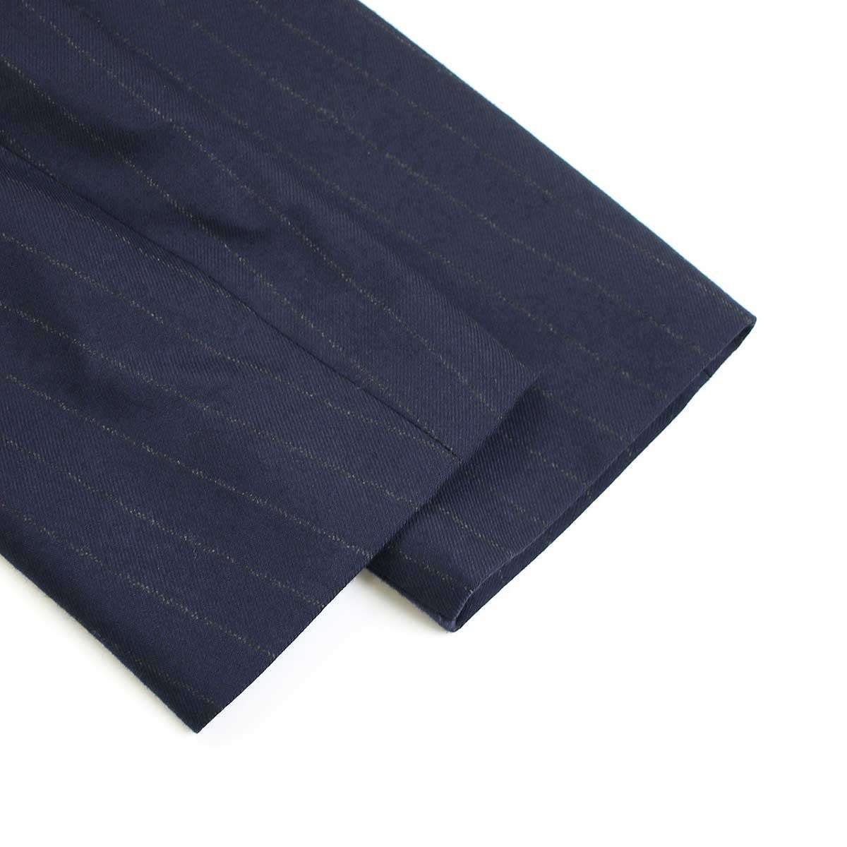 DRIES VAN NOTEN ネイビー ダブルブレストスーツ