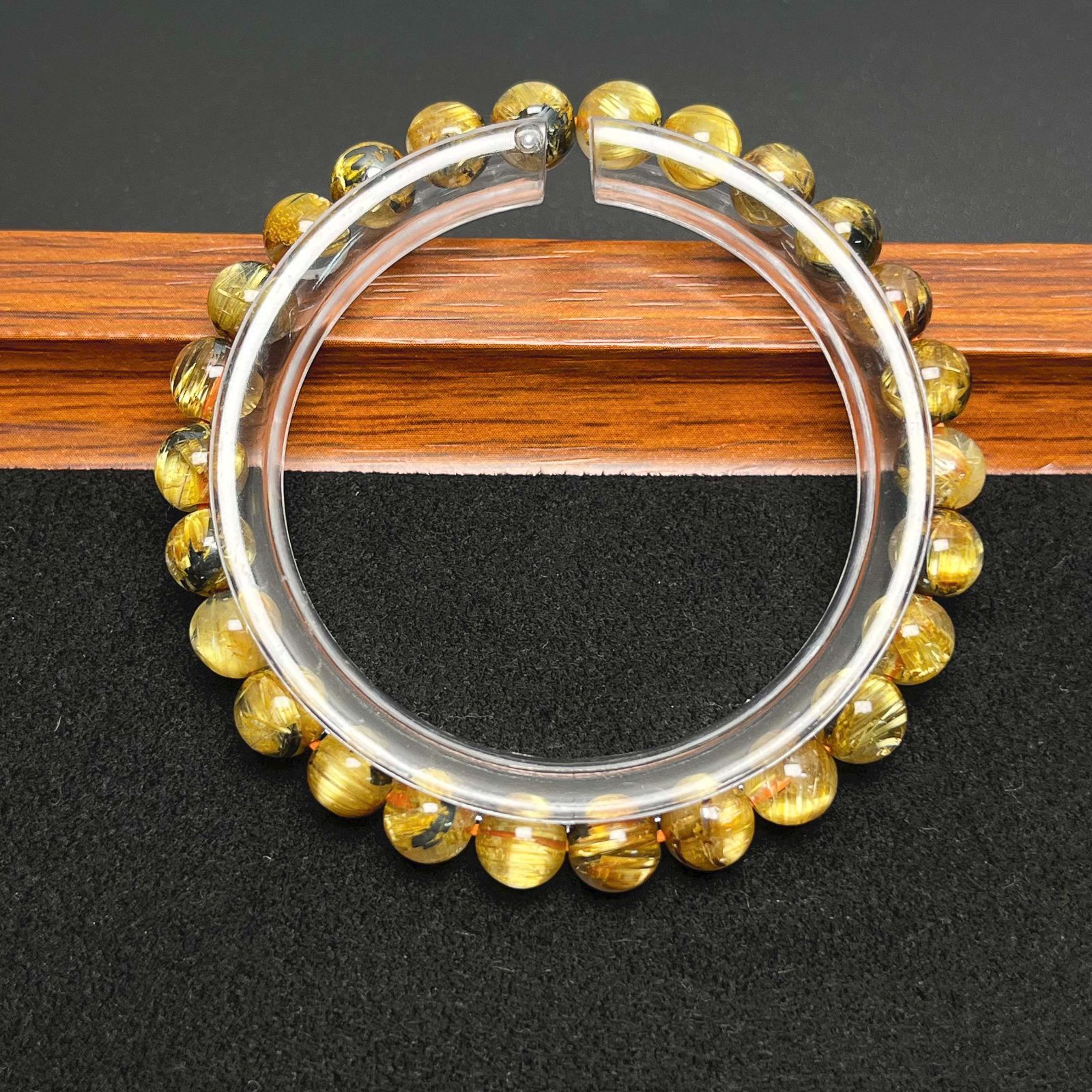 【人気商品】 夢色 開運 金運 ☆太陽花タイチンルチル☆黄金針水晶 EU製 アクセサリー