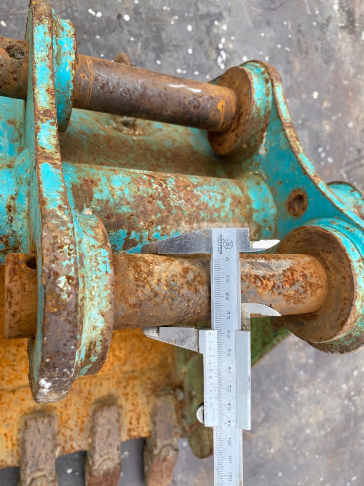 0.1クラス 中古バケット ユンボ アタッチメント ピン径40mm アーム取付