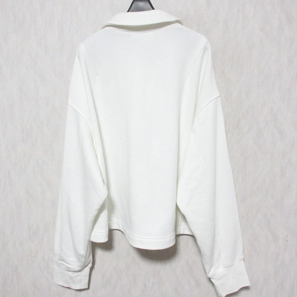 美品 25SS Mila Owen ミラオーウェン ショート丈ラガースウェットトップス プルオーバー カットソー 09WCT251155 F ホワイト レディース 古着 中古 美品 25SS Mila Owen ミラオーウェン ショート丈ラガー