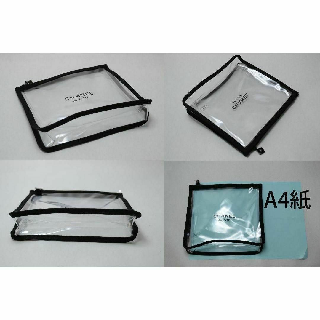 102 新品未使用本物 シャネル CHANEL ノベルティクリアポーチ