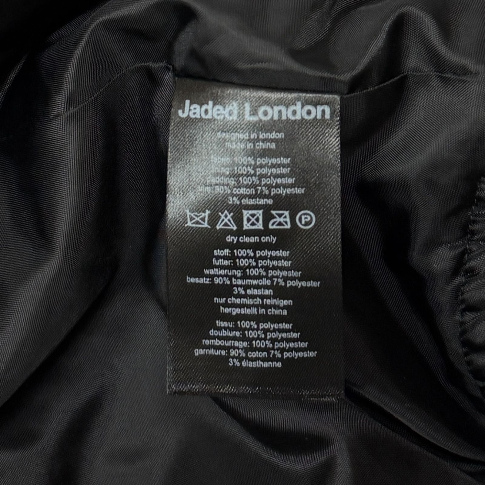 参考上代36600円 JADED LONDON Mercury Puffer Jacket マーキュリー 