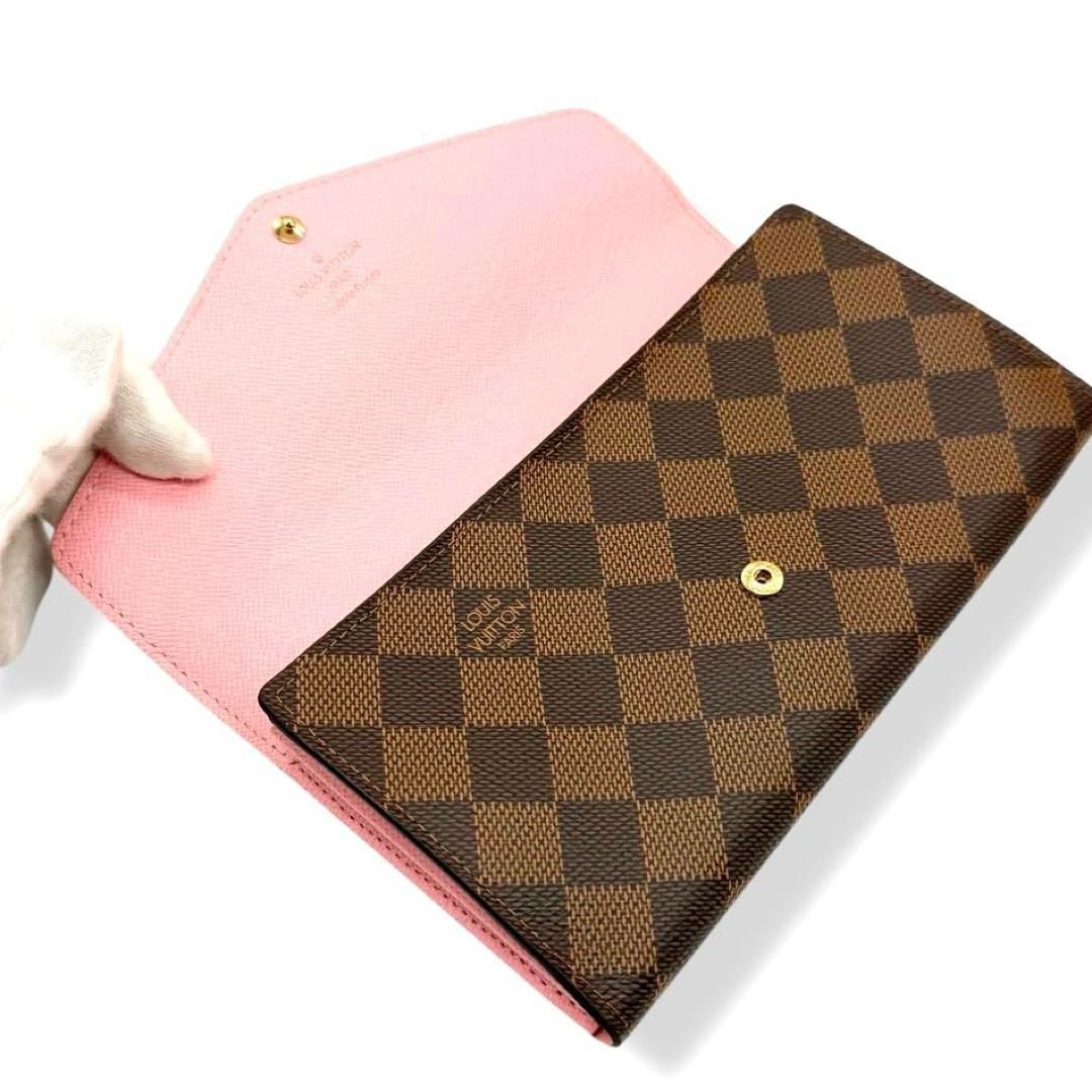 使用わずか ルイヴィトン 長財布 ポルトフォイユサラ スタッズ IC cr13