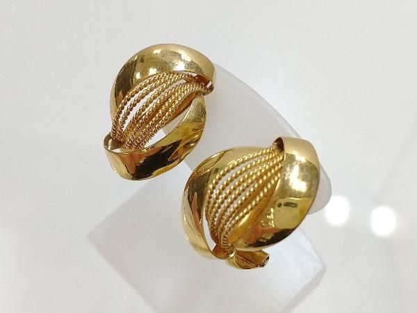 ✟ K18 ゴールド 総重量約3.5g イヤリング