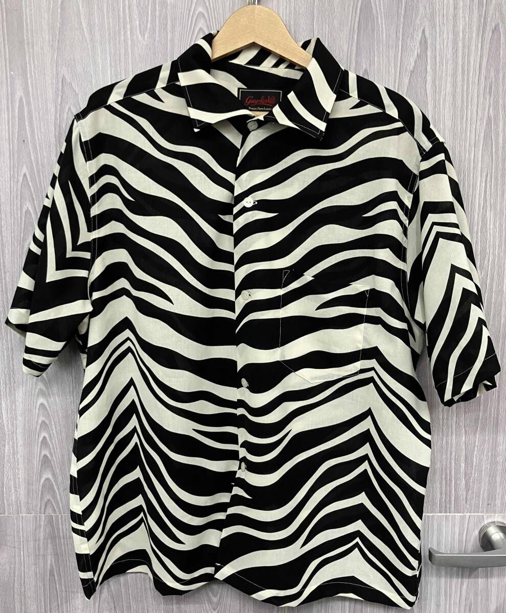 GANGSTERVILLE ギャングスタービル GSV-23-SS-16 ZEBRA S S Shirt 半袖シャツ ゼブラ柄 サイズXL