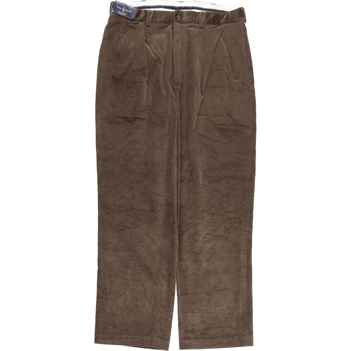 DEADSTOCK デッドストック ラルフローレン Ralph Lauren POLO GOLF ポロゴルフ FAIRWAY PANT ツータック コーデュロイパンツ|eaa587413