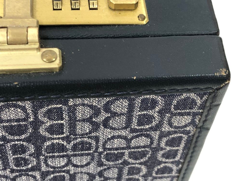 【美品】バレンシアガ ビジネスバック レザー BB ロゴ ダイヤルロック 茶色 802500037904000-11_5be809d8-