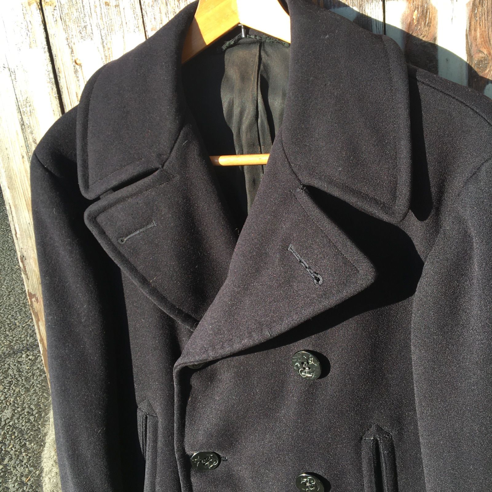 50s Vintage US Clothing Supply Office Pea Coat US-34 ビンテージ