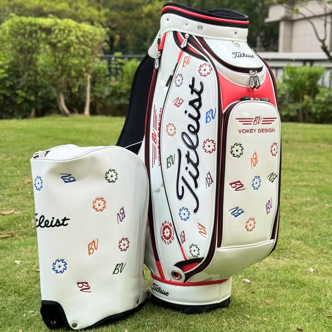 未使用保管品 ランドローバー DEFENDERキャディバッグ（ベージュ) 2026年最新】Land Rover ゴルフバッグ・キャディバッグの人気アイテム