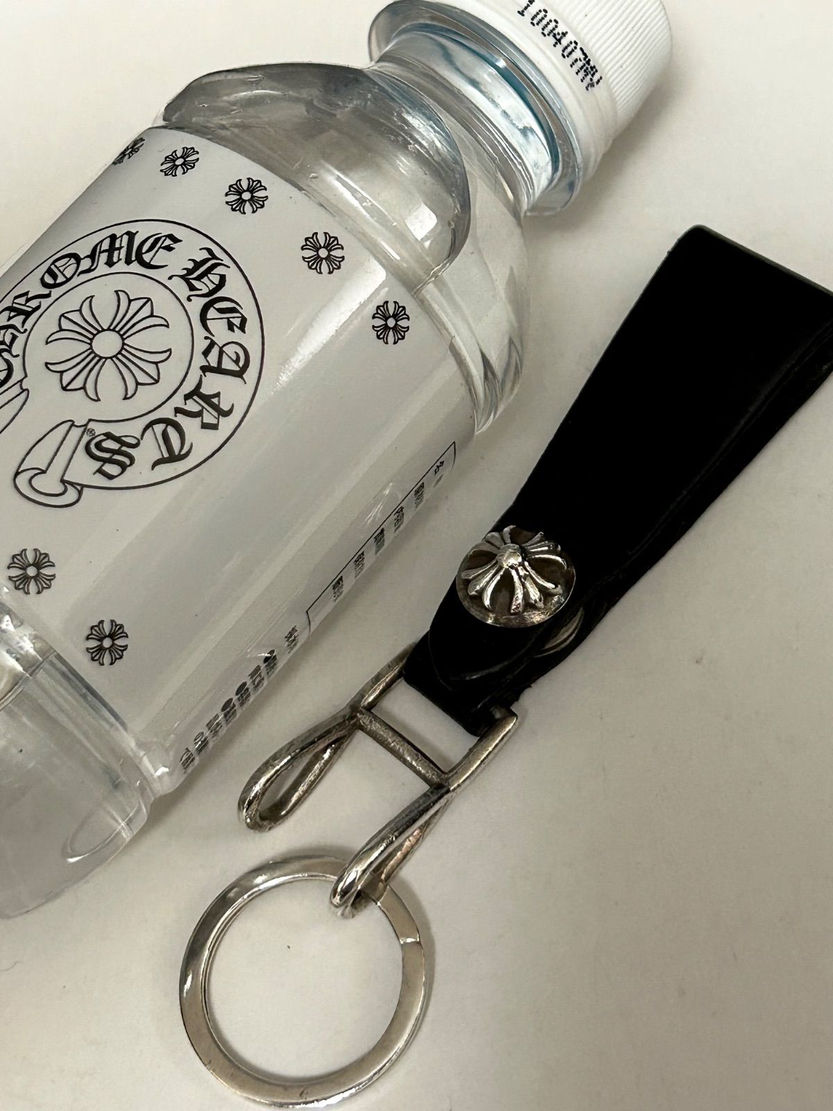 クロムハーツレザーベルトループ×直営店純正シルバースプリットリングセットアップ
