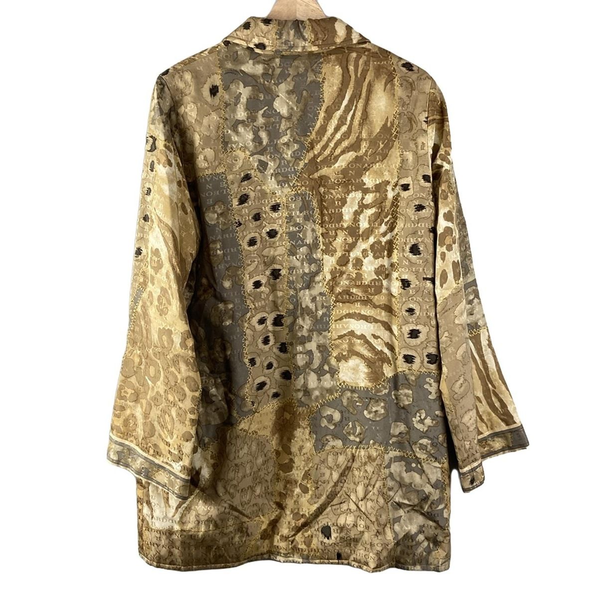 LEONARD レオナール コート サイズ11R レディース - ブラウン×ベージュ×マルチ 長袖 中綿 秋 冬