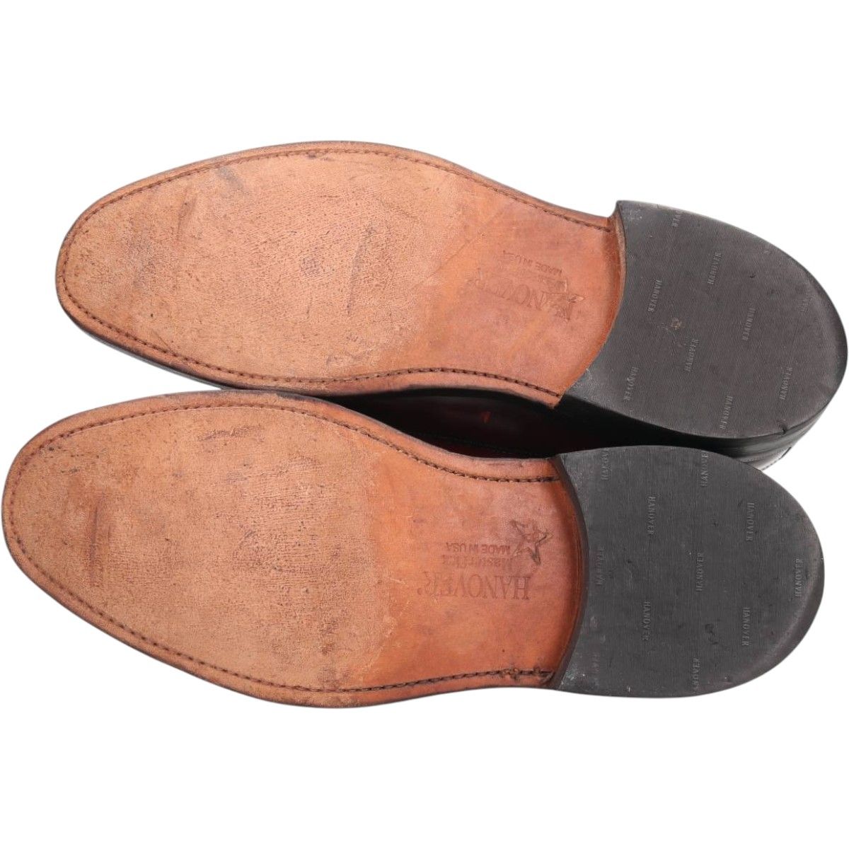  古着 ハノーバー HANOVER フルブローグ ウイングチップシューズ メンズ27 5 cm相当 saa 013618 デッキシューズ 靴