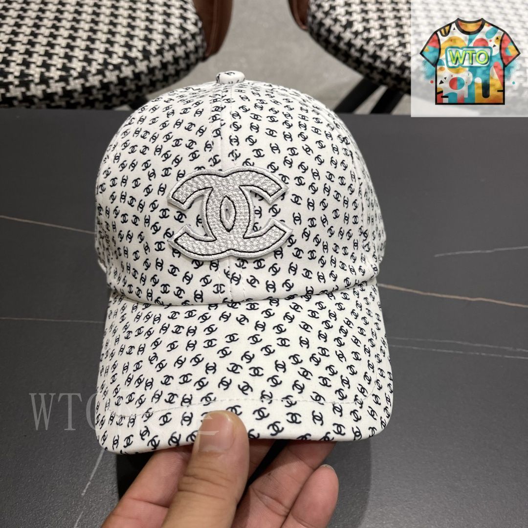 即完売の予感 モコモコ ボリューミーなデザイン CHANEL キャップ Chanel（シャネル）のグラデーションベースボールキャップ -WTO