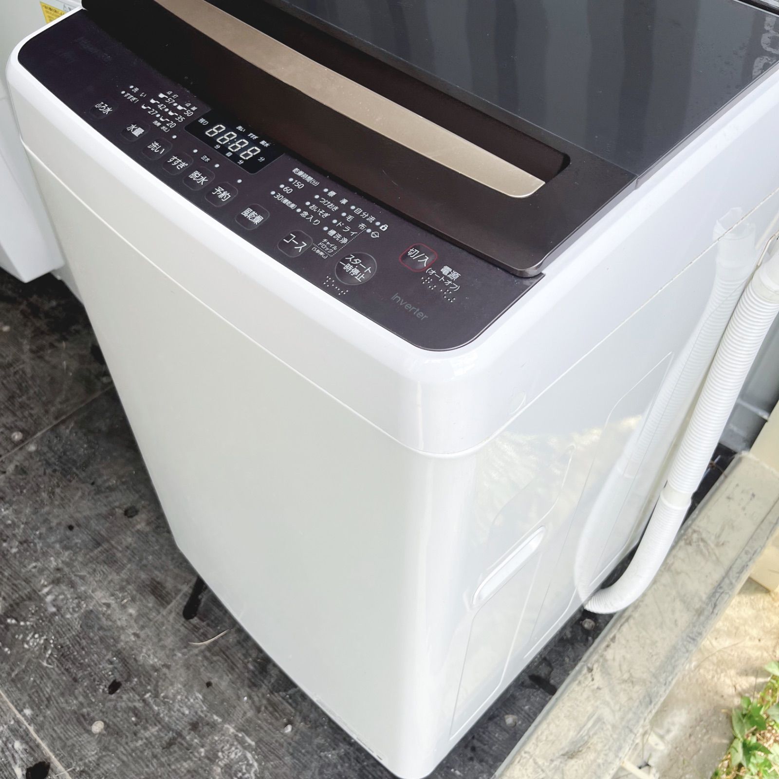 302取付無料 インバーター搭載 高性能おしゃれインテリア8kg洗濯機 WWW_KANDAIZUMI_COM