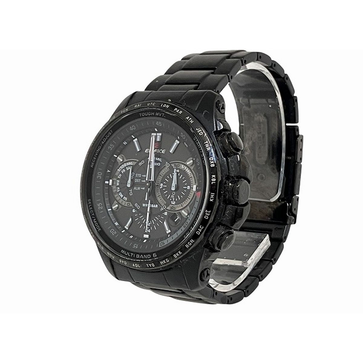 CASIO EQW-T720 EDIFICE 電波 ソーラー 腕時計 ブラック