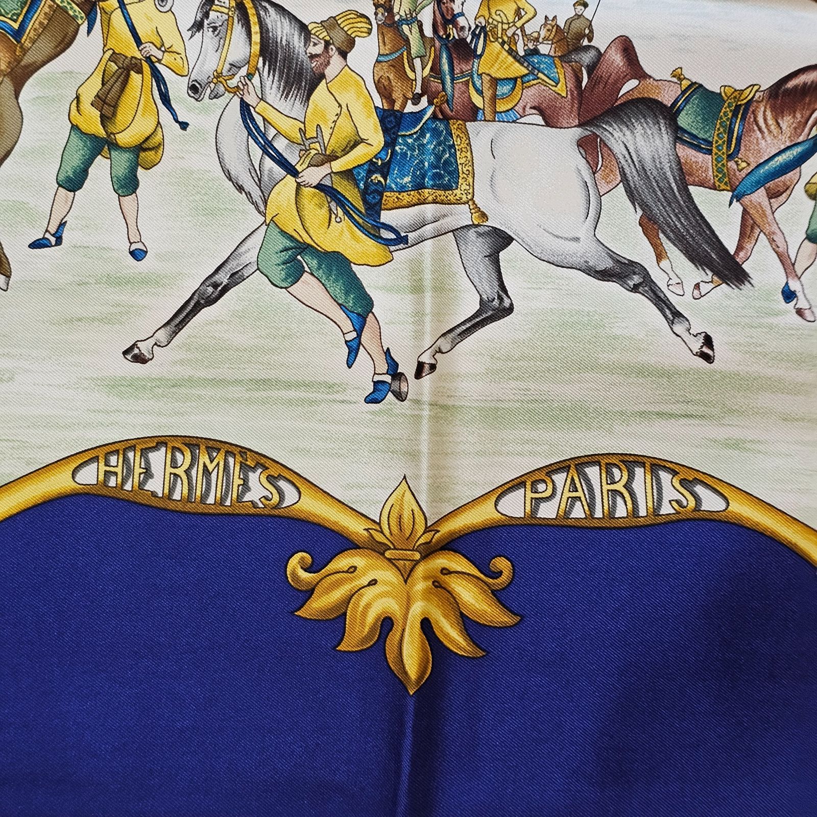 エルメス カレ90 ムガル王朝の馬 90 シルク スカーフ - メルカリ