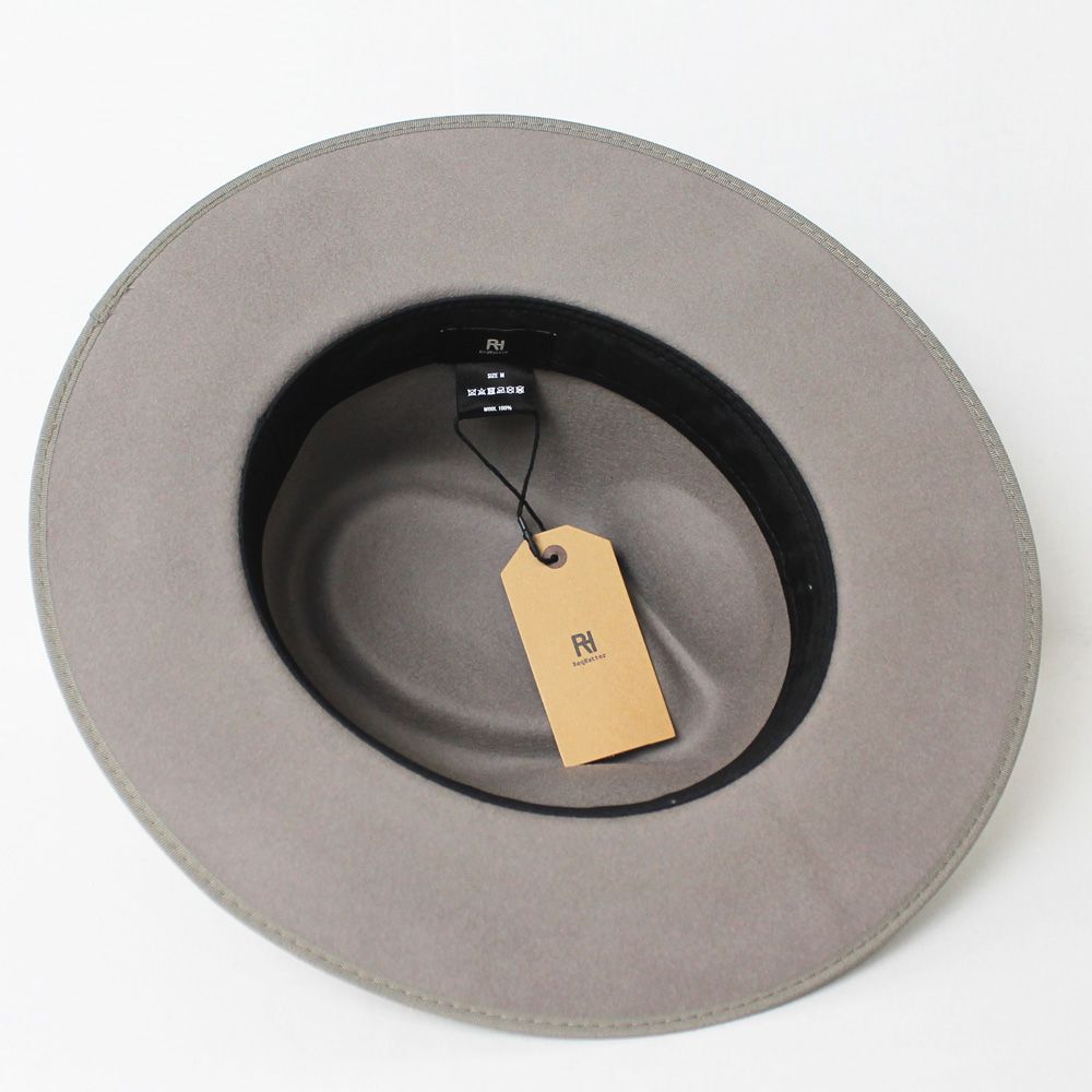 新品 ReqHatter ミドルブリム 2トーン フェルト中折ハット ブラック ReqHatter ミドルブリム 2トーン フェルト中折ハット - メルカリ