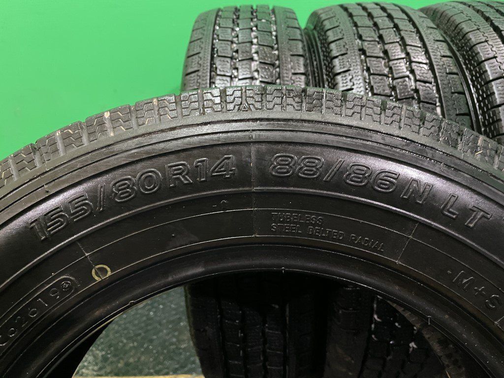 TOYO DELVEX 934 155/80R14 88/86N LT 14インチ スタッドレス 4本 2019～20年製 バリ溝 プロボックス  サクシード等 (MTU13) - メルカリ