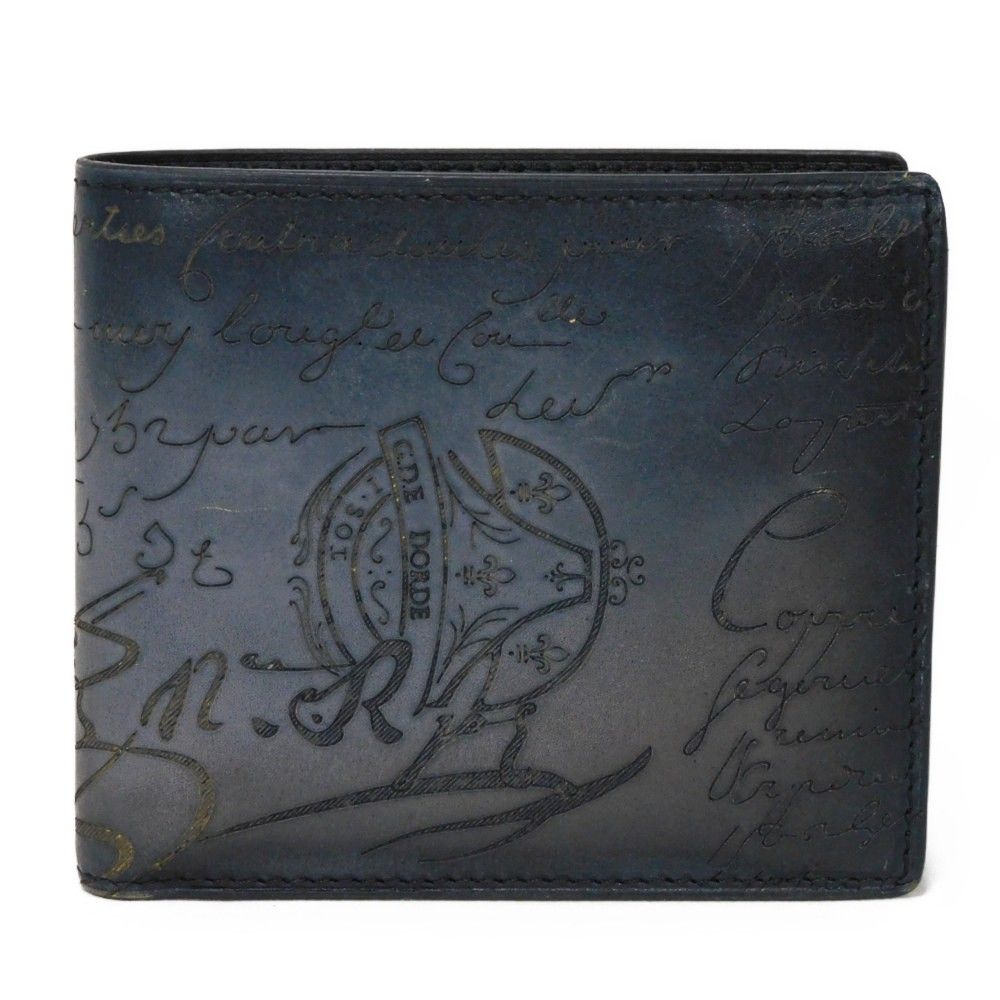 新品✨】ベルルッティ カリグラフィ 二つ折り財布 コンパクト