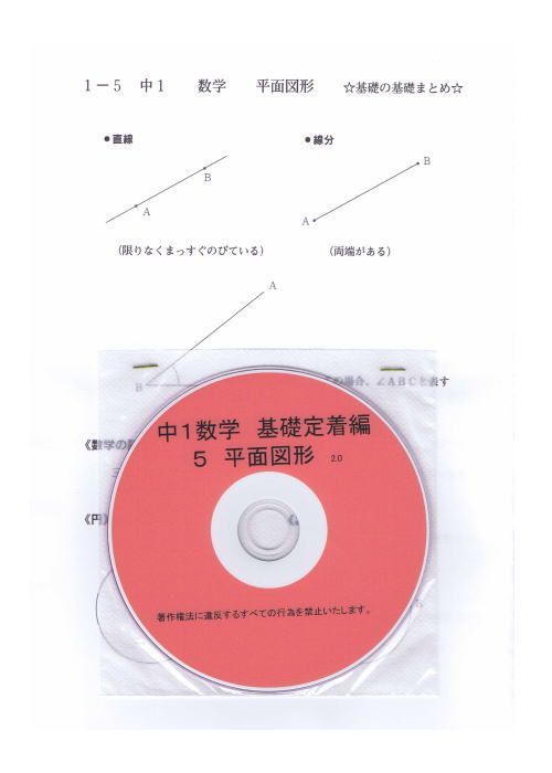 プロが教える 数学 中学 1年 DVD 授業 基礎 6枚 問題集 参考書 中１