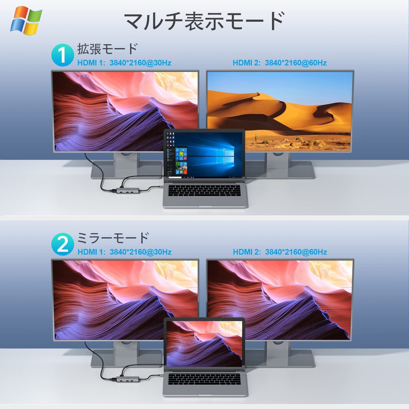 デュアルモニター 6